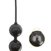 Boules de geisha vibrantes noires modèle les fascinantes de la marque Jacquie et Michel