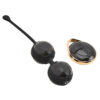 Boules de geisha vibrantes noires modèle les fascinantes de la marque Jacquie et Michel