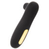 Stimulateur clitoridien noir et doré le captivant de la marque Jacquie et Michel