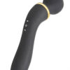 Vibromasseur wand courbé noir et doré l'enchanteur de la marque Jacquie et Michel