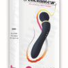 Packaging du vibromasseur wand courbé noir et doré l'enchanteur de la marque Jacquie et Michel