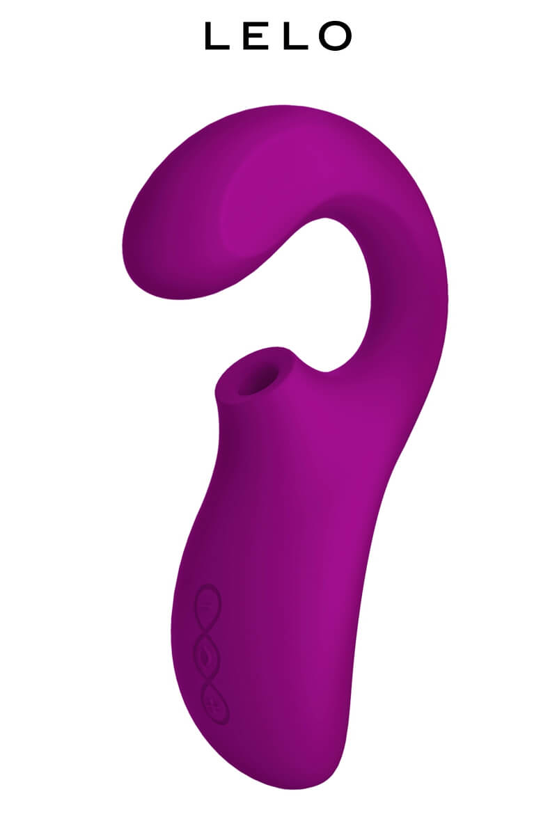Double stimulateur Enigma couleur pourpre de la marque Lelo