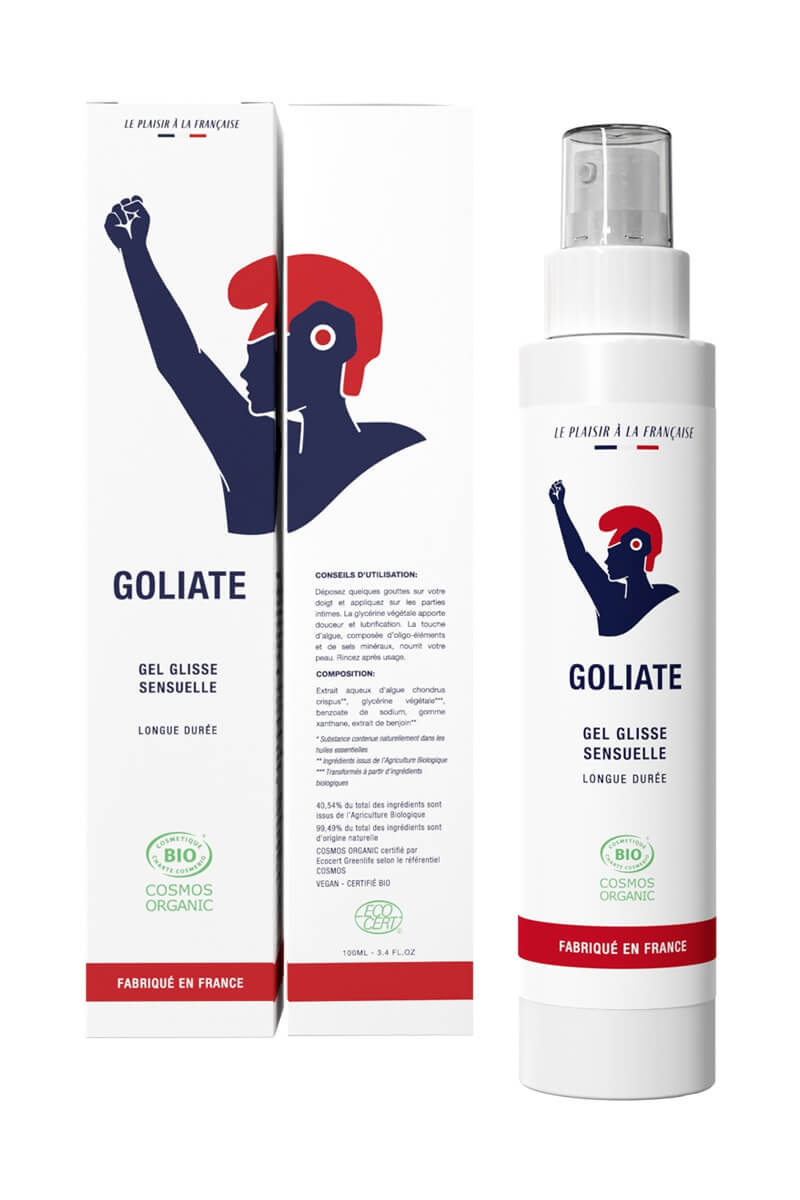 Gel glisse sensuelle longue durée de la marque Goliate