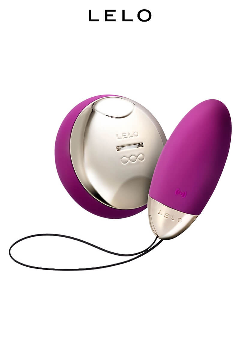 Œuf vibrant lyla 2 couleur pourpre et sa télécommande de la marque Lelo