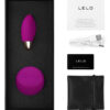 Coffret de l'œuf vibrant lyla 2 couleur pourpre et sa télécommande de la marque Lelo
