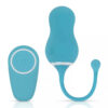 Œuf vibrant télécommandé elena et sa télécommande bleu turquoise de la marque Cala Azul