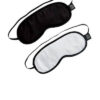 Pack de 2 bandeaux pour les yeux gris et noir de la collection fifty shades of grey