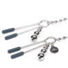 Pinces à tétons avec chaîne de la collection fifty shades darker