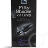 Packaging du plug vibrant de la collection fifty shades of grey