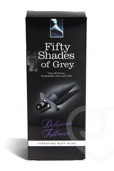 Packaging du plug vibrant de la collection fifty shades of grey
