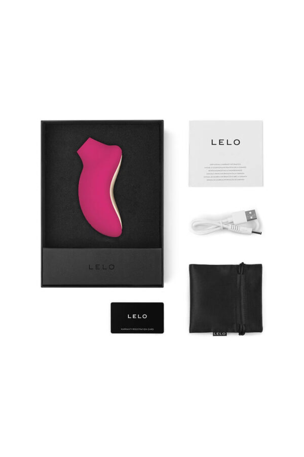 Coffret du stimulateur clitoridien sona 2 rose de la marque Lelo