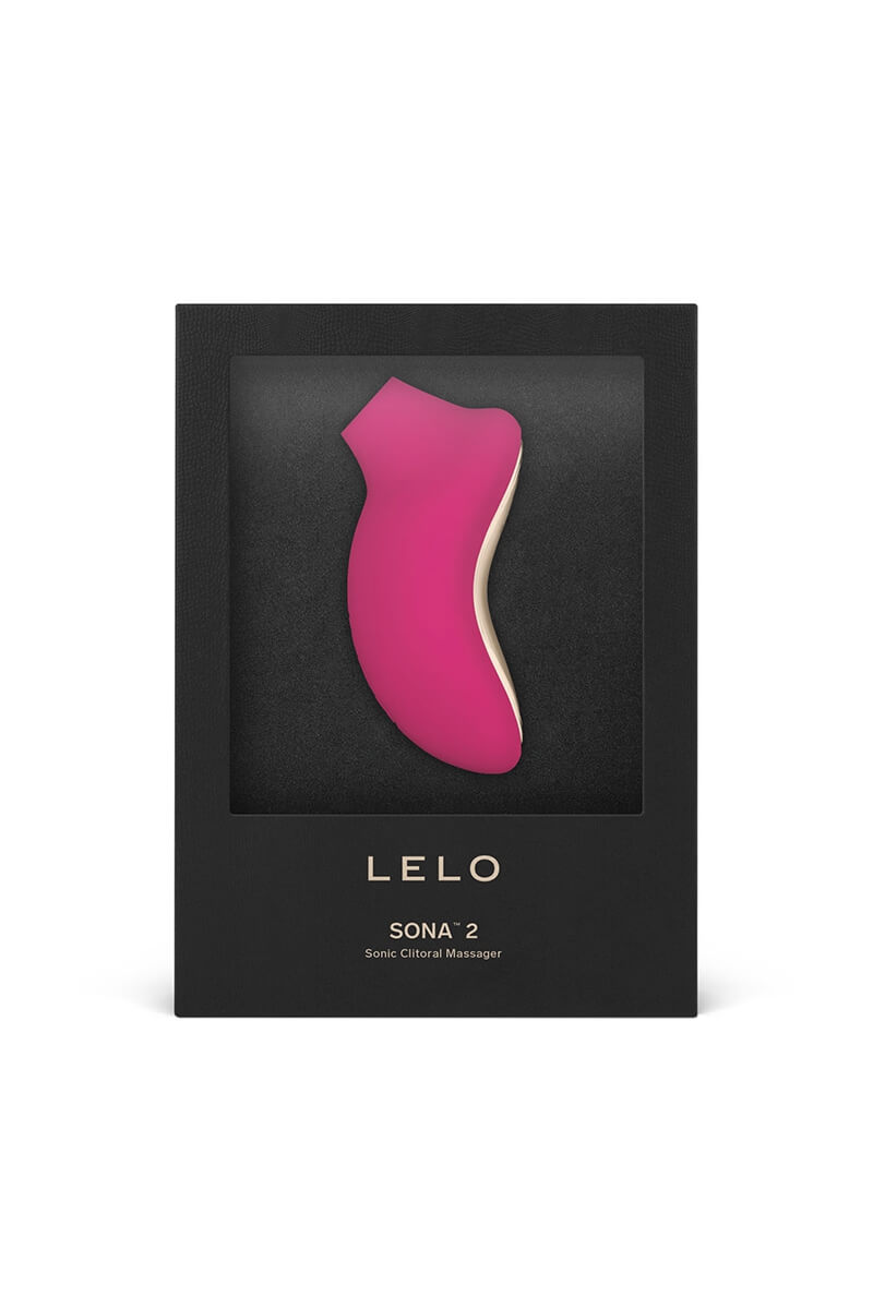 Packaging du stimulateur clitoridien sona 2 rose de la marque Lelo