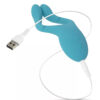 Stimulateur pour couple dani bleu turquoise avec son chargeur de la marque Cala Azul