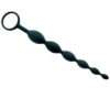 Tige anale en silicone de type chapelet de la collection fifty shades of grey