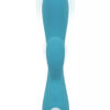 Vibromasseur rabbit en train de vibrer bleu turquoise martina de la marque Cala Azul