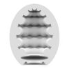 Intérieur du masturbateur en forme d'œuf texture Riffle de la marque Satisfyer