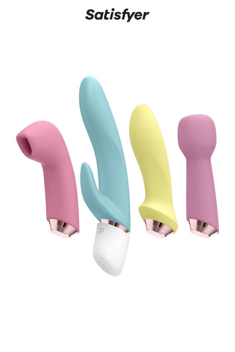 coffret-marvelous-four-satisfyer-1 Coffret de 4 sextoys Marvelous Four de la marque Satisfyer