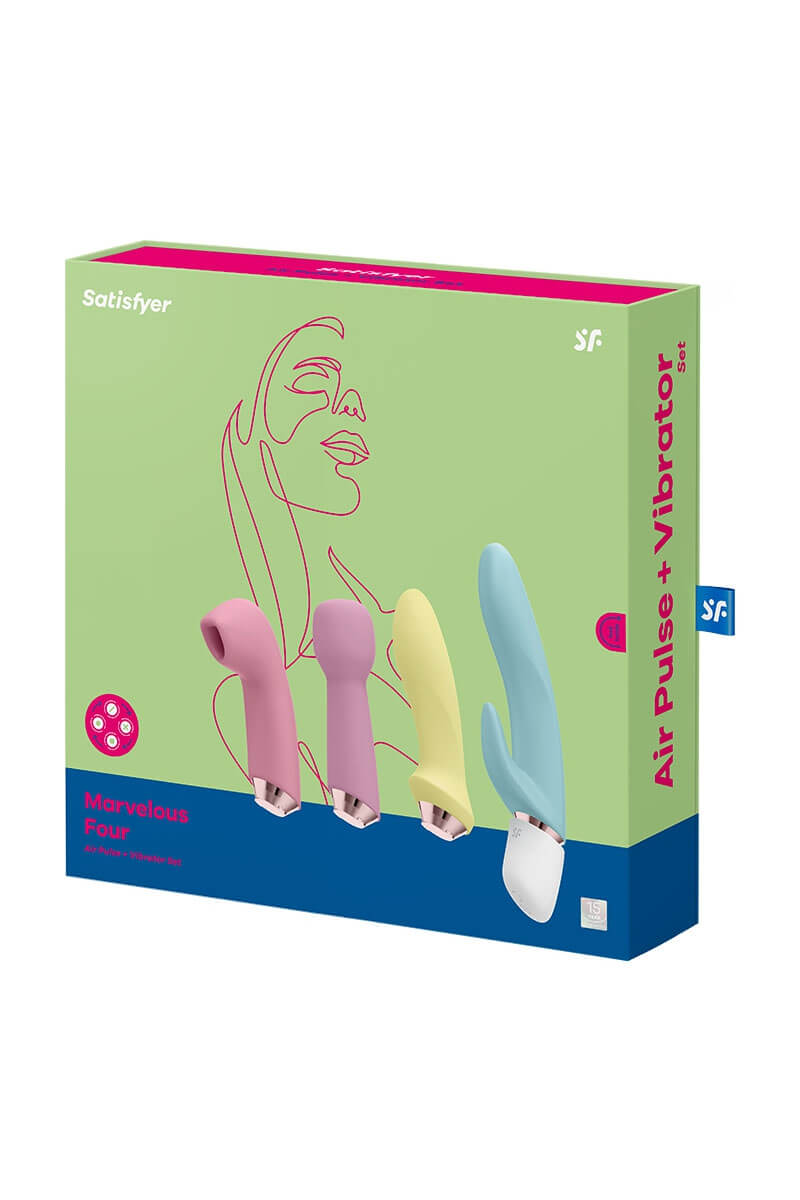 coffret-marvelous-four-satisfyer-5 Coffret de 4 sextoys Marvelous Four de la marque Satisfyer