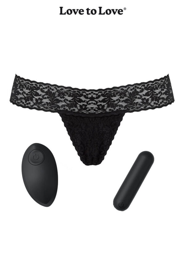 Culotte vibrante télécommandée Secret Panty 2 de la marque Love to Love