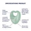 Specifications produit du doigt vibrant hybride perfect pair 3 de la marque Satisfyer