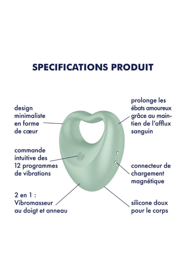 Specifications produit du doigt vibrant hybride perfect pair 3 de la marque Satisfyer