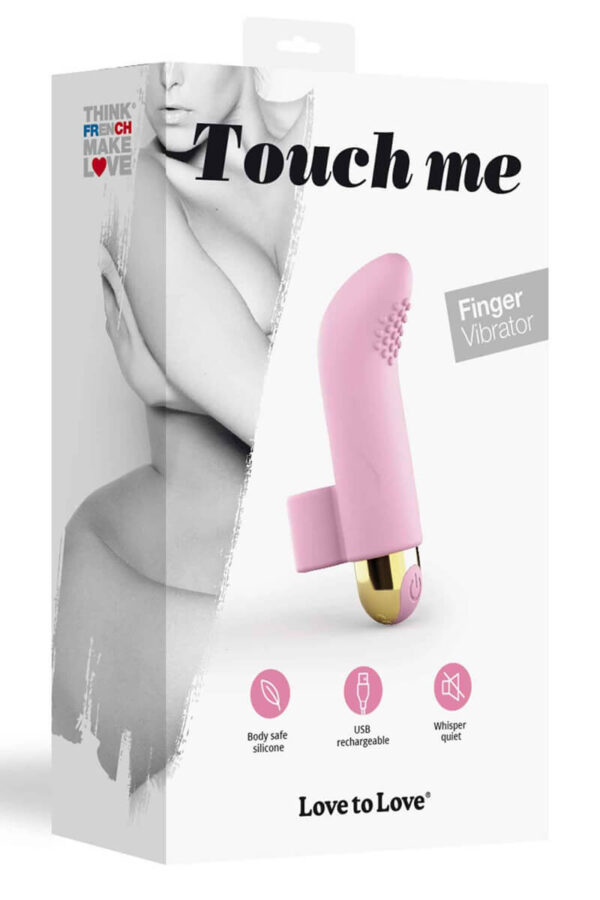 Packaging du doigt vibrant Touch Me de la marque Love to Love