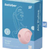 Packaging du double stimulateur Sugar Rush rose de la marque Satisfyer
