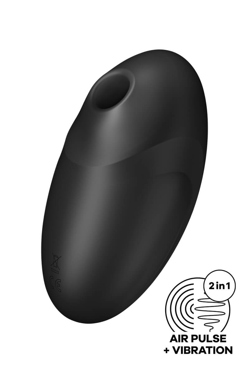 Double stimulateur Vulva lover 3 noir de la marque Satisfyer