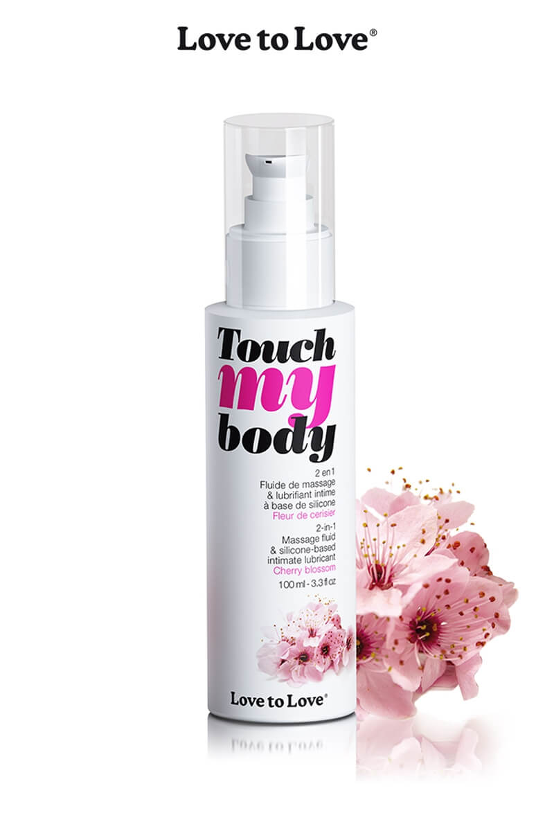 Fluide de massage et lubrifiant à la fleur de cerisier de la marque Love to Love