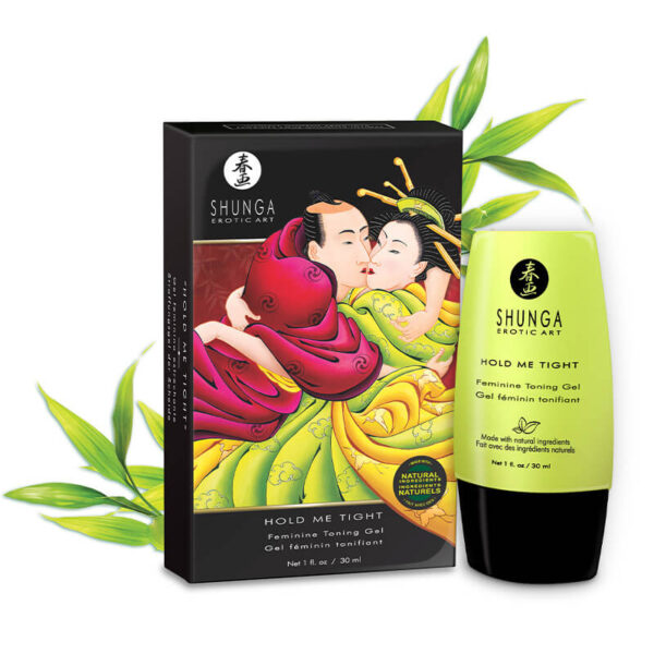 Gel vaginal féminin tonifiant et raffermissant hold me tight de la marque Shunga