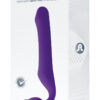 Packaging du gode anatomique Queens L violet foncé de la marque Adrien Lastic
