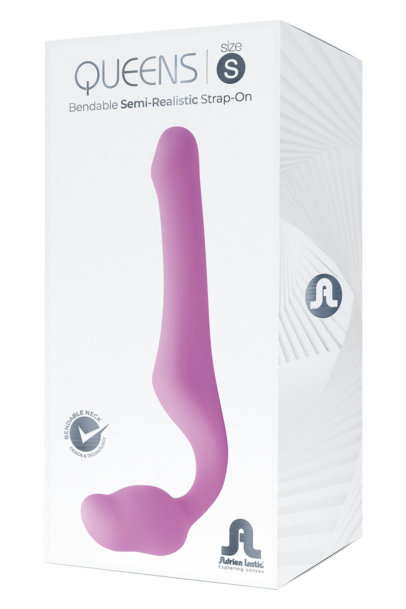 Packaging du gode anatomique Queens S rose de la marque Adrien Lastic