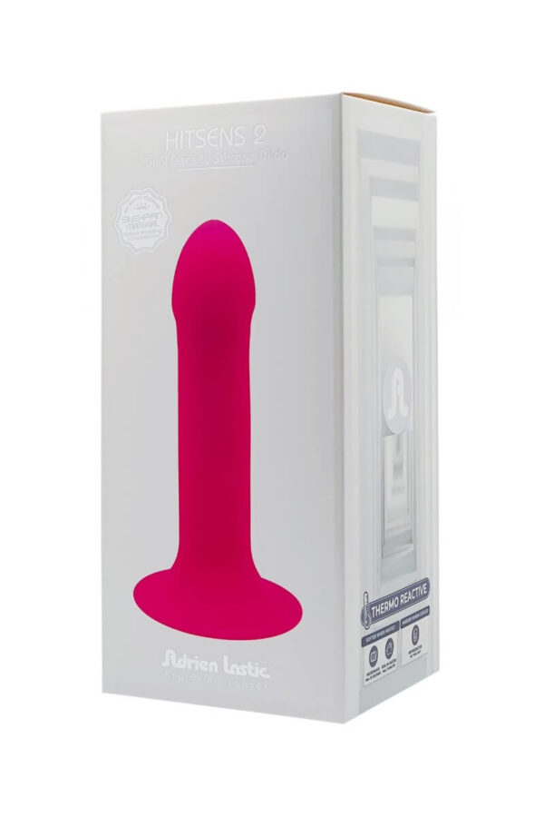 Packaging du gode ventouse double densité hitsens 2 de la marque Adrien Lastic