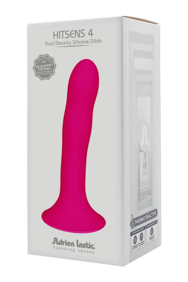 Packaging du gode ventouse double densité hitsens 4 de la marque Adrien Lastic