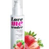 Huile de massage gourmande et chauffante à la fraise de la marque Love to Love