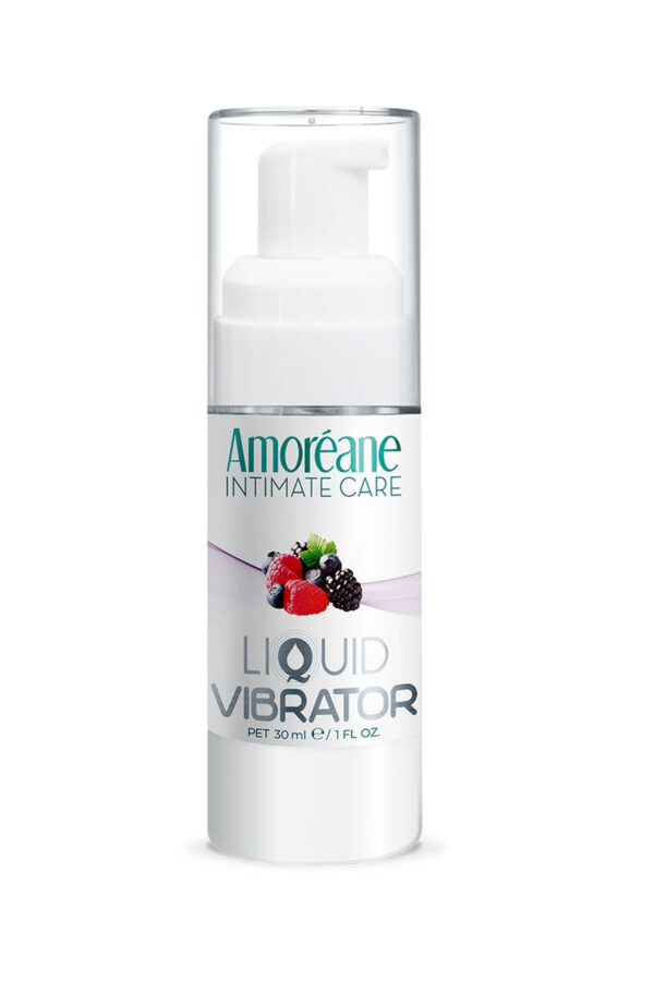 Lubrifiant stimulant "liquid vibrator" aux baies rouges de la marque Amoréane
