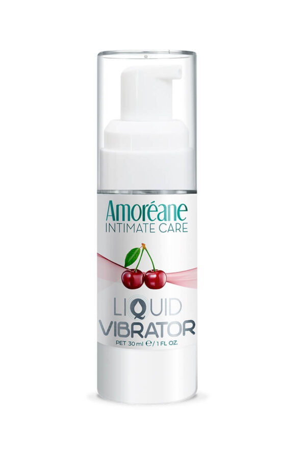 Lubrifiant stimulant "liquid vibrator" à la cerise de la marque Amoréane