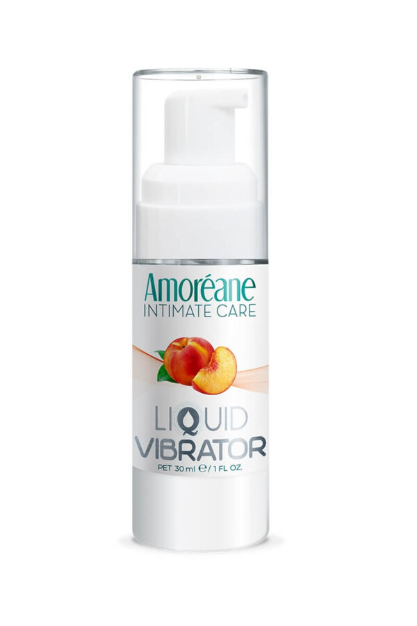 Lubrifiant stimulant "liquid vibrator" à la pêche de la marque Amoréane
