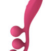 Multi-vibromasseur tri ball 1 rouge de la marque Satisfyer