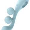 Multi-vibromasseur tri ball 2 bleu de la marque Satisfyer