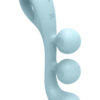 Multi-vibromasseur tri ball 2 bleu de la marque Satisfyer