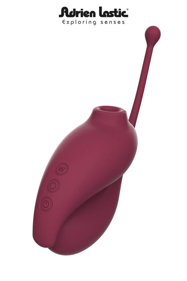 Œuf vibrant et stimulateur clitoridien connecté de la marque Adrien Lastic