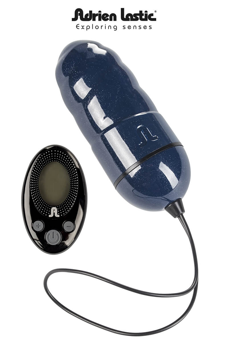 Œuf vibrant Ocean Storm et sa télécommande de la marque Adrien Lastic