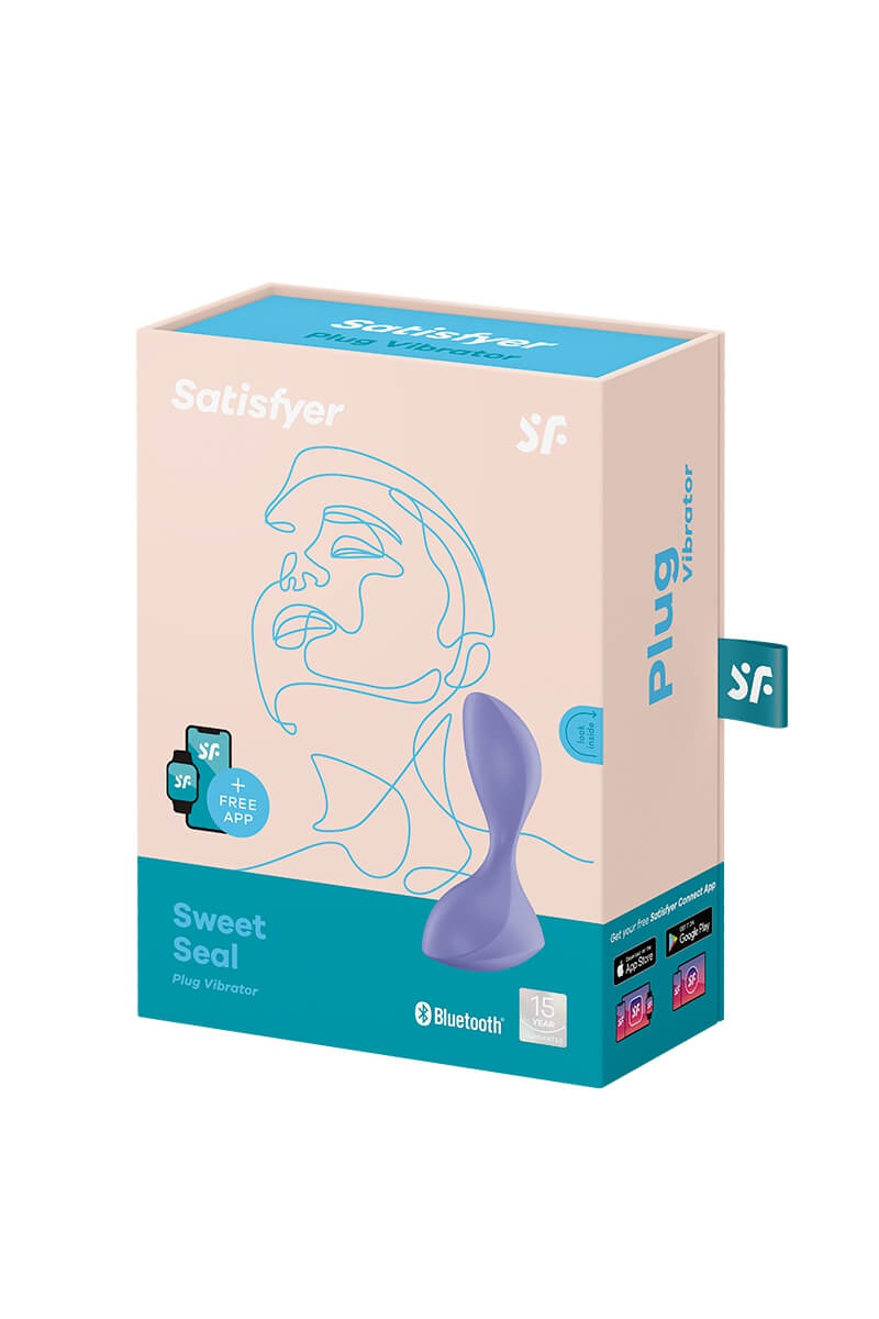Packaging du plug anal connecté Sweet Seal de la marque Satisfyer