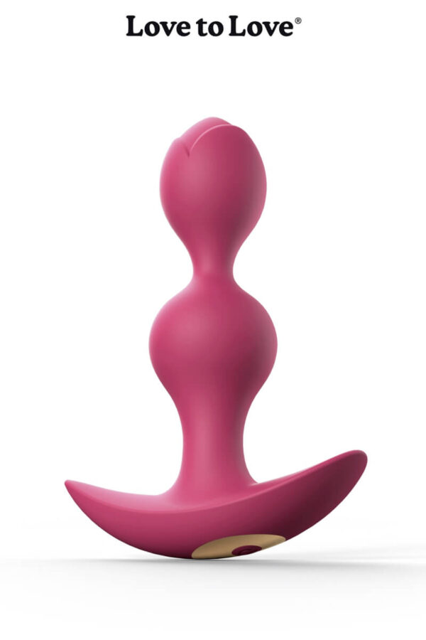 Plug anal vibrant Twinny Bud prune de la marque Love to Love