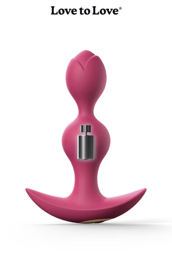 Plug anal vibrant Twinny Bud prune de la marque Love to Love