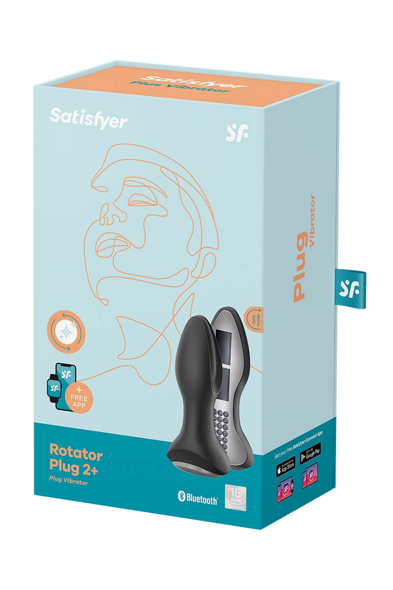 plug-vibrant-rotator-plug-2+-satisfyer-5 Packaging du plug vibrant Rotator Plug 2+de la marque Satisfyer