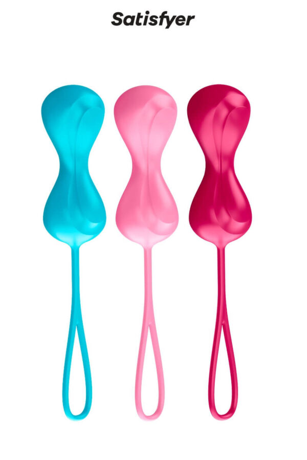Set de 3 boules de geisha Power Balls de la marque Satisfyer