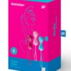Packaging du set de 3 boules de geisha Power Balls de la marque Satisfyer