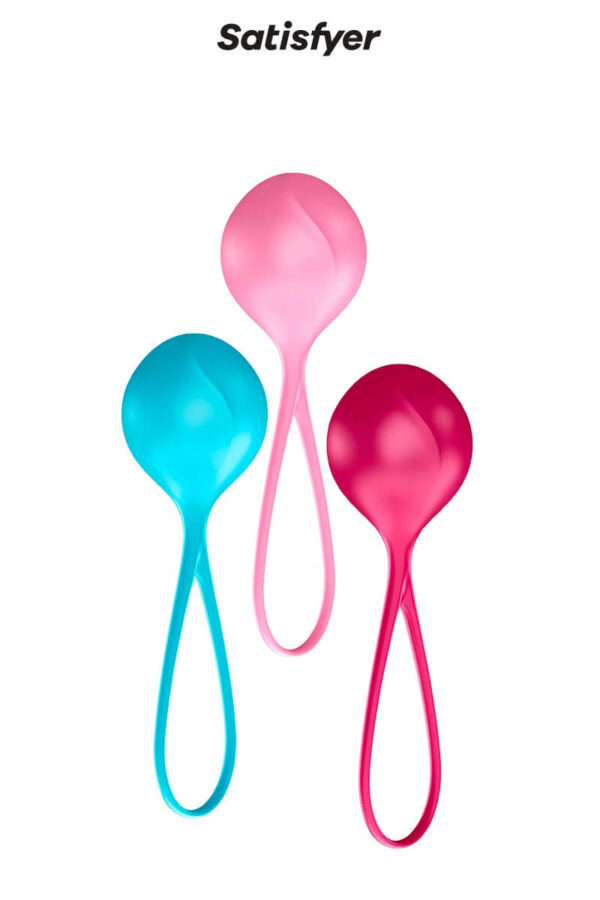 Set de 3 boules de geisha Strengthening Balls de la marque Satisfyer